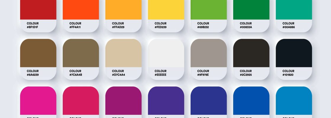 21 different Pantone colours